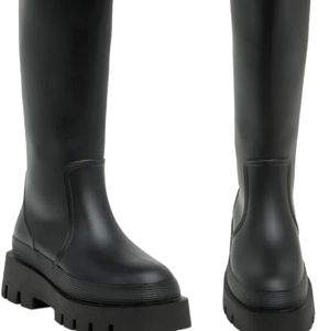 Jeffrey Campbell Ilya Women's Waterproof Platform Tall Rain Boots..Size 10
